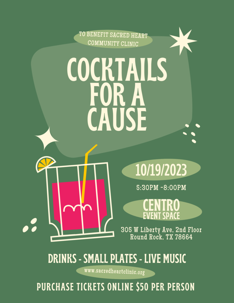 “Cocktails for a Cause” 2023 Sacred Heart Community Clinic